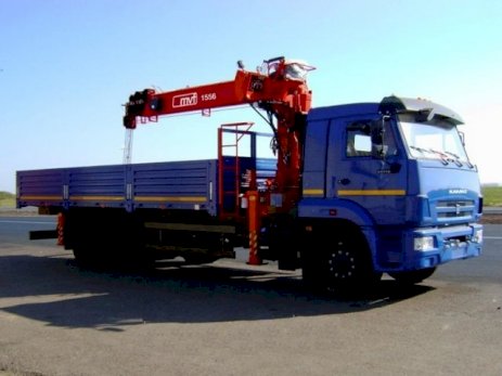 КАМАЗ 65115 с КМУ Fassi MVF S1556
