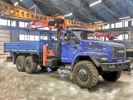 Урал-NEXT 5557 с КМУ Hangil HGC 987