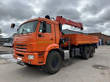 КАМАЗ 43118-23027-50 с КМУ Kanglim KS 1256 G-II