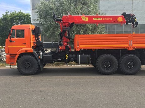 КАМАЗ 43118-3027-48 с КМУ Инман ИТ-150