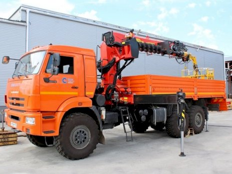 КАМАЗ 43118-23027-50 с КМУ Инман ИТ-200